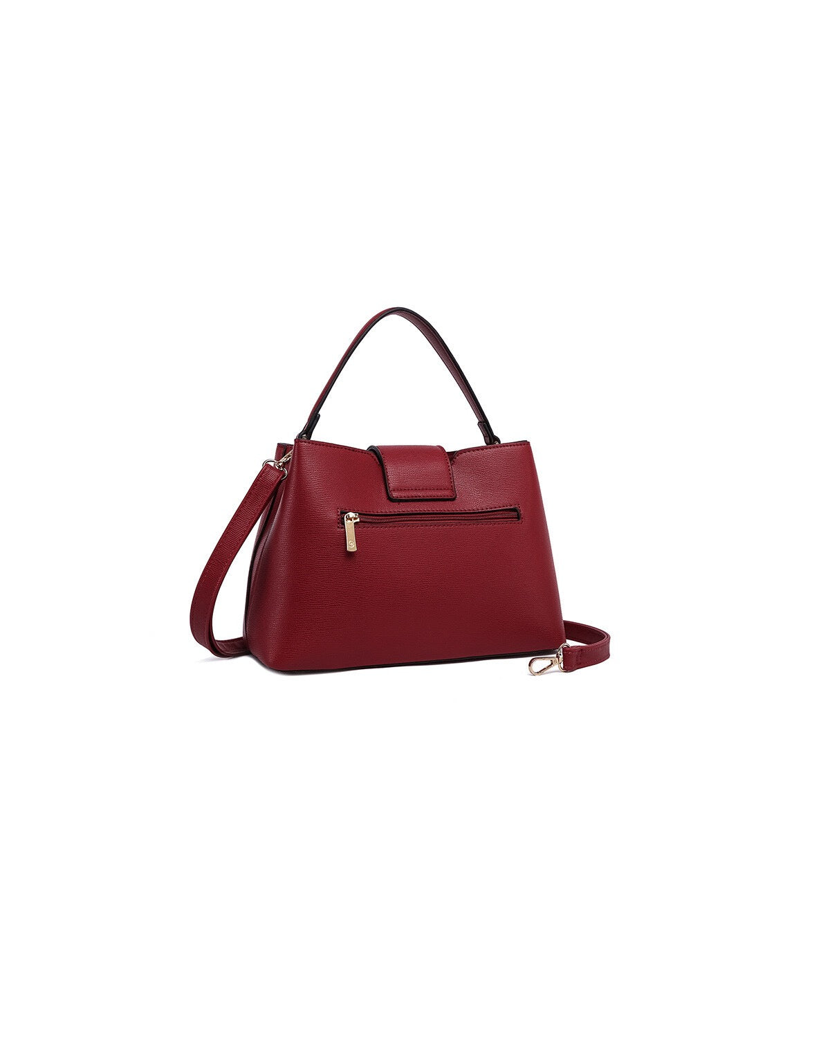 MILANO HANDBAG BURGUNDY