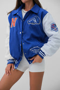COLLEGE JACKET SKY BLUE