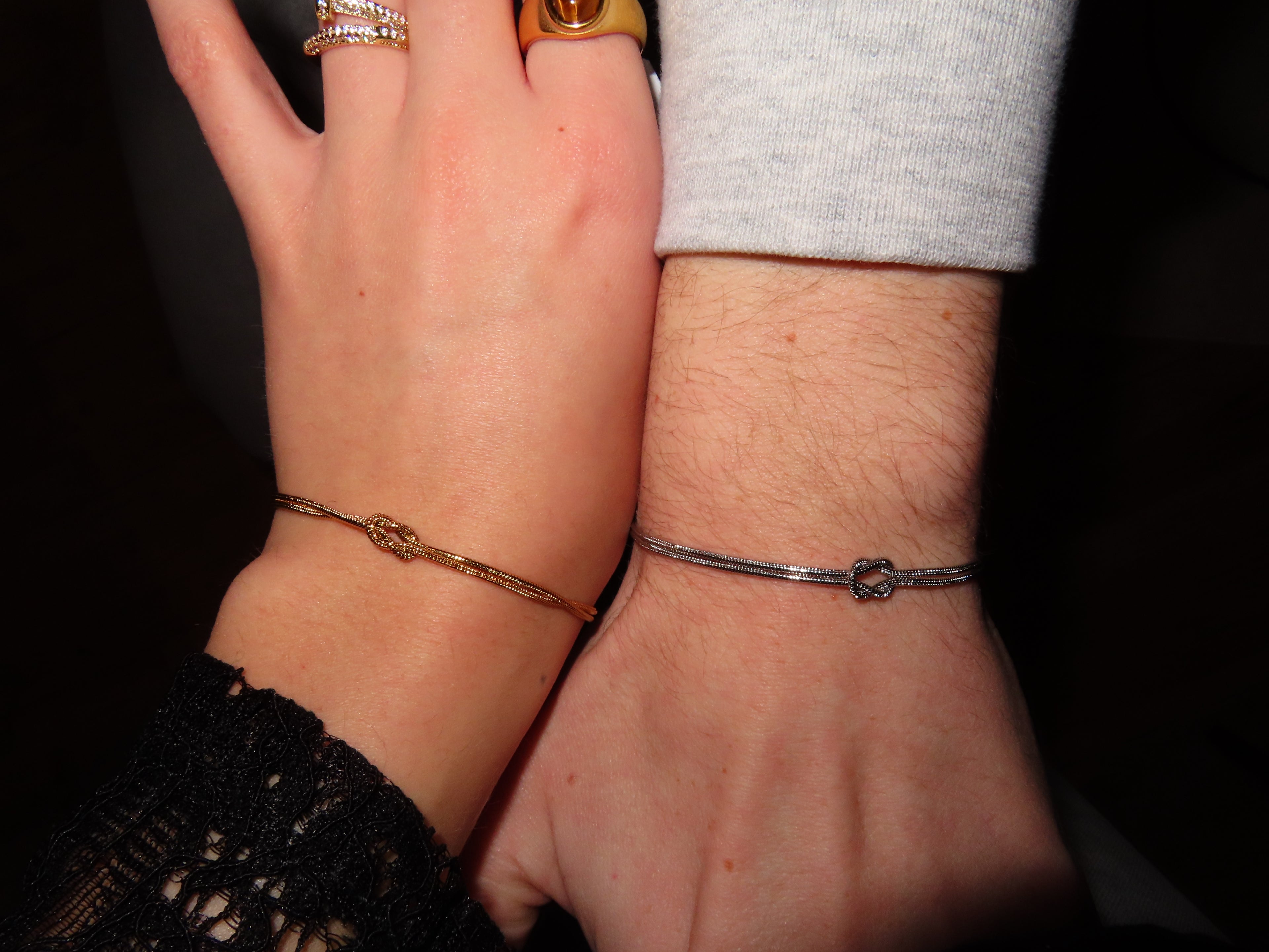 FOREVER KNOT BRACELET STAINLESS STEEL