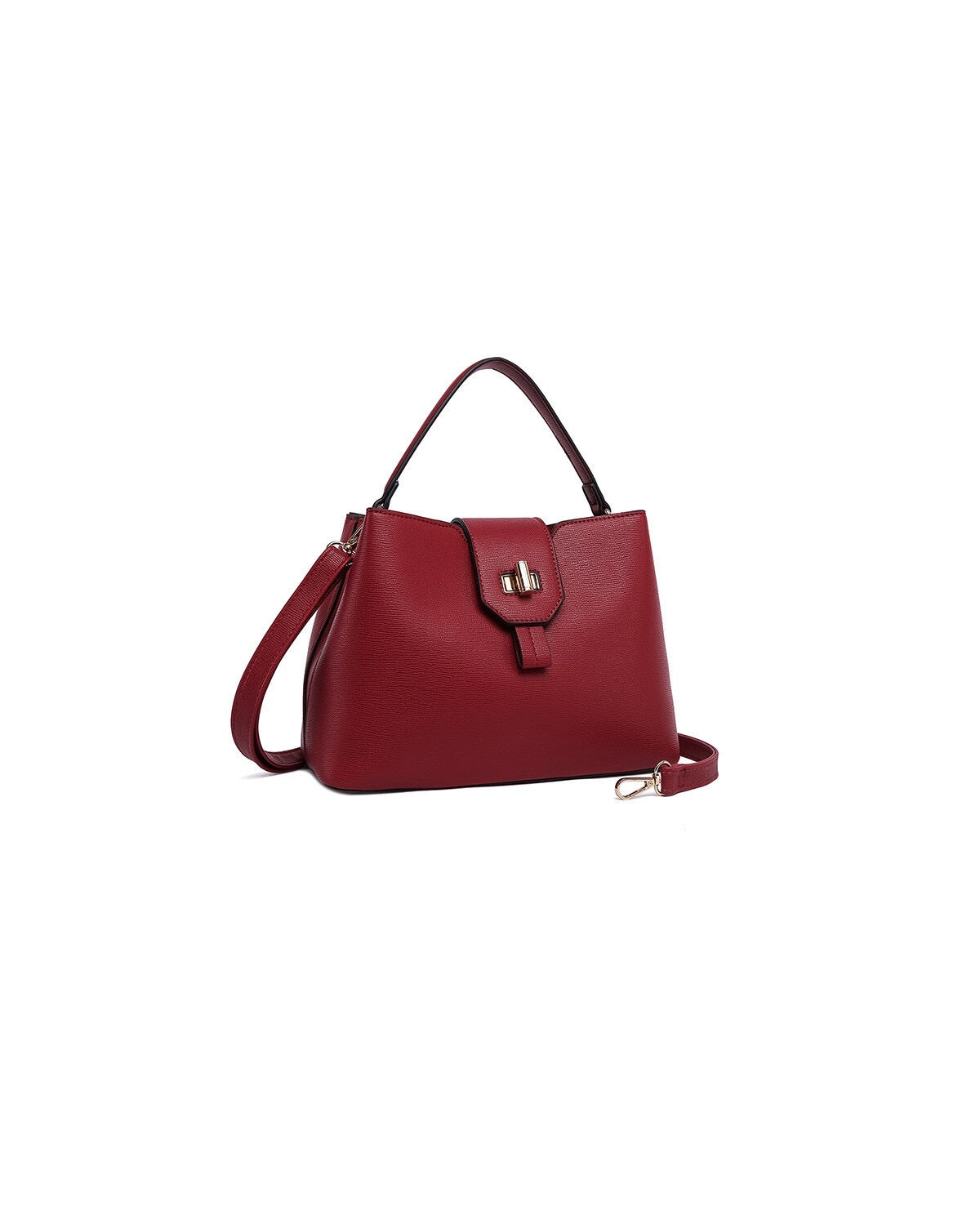 MILANO HANDBAG BURGUNDY