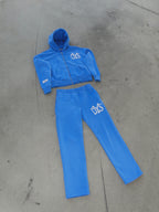 DSY DISTRESSED PATCHES TRACKSUIT BLUE