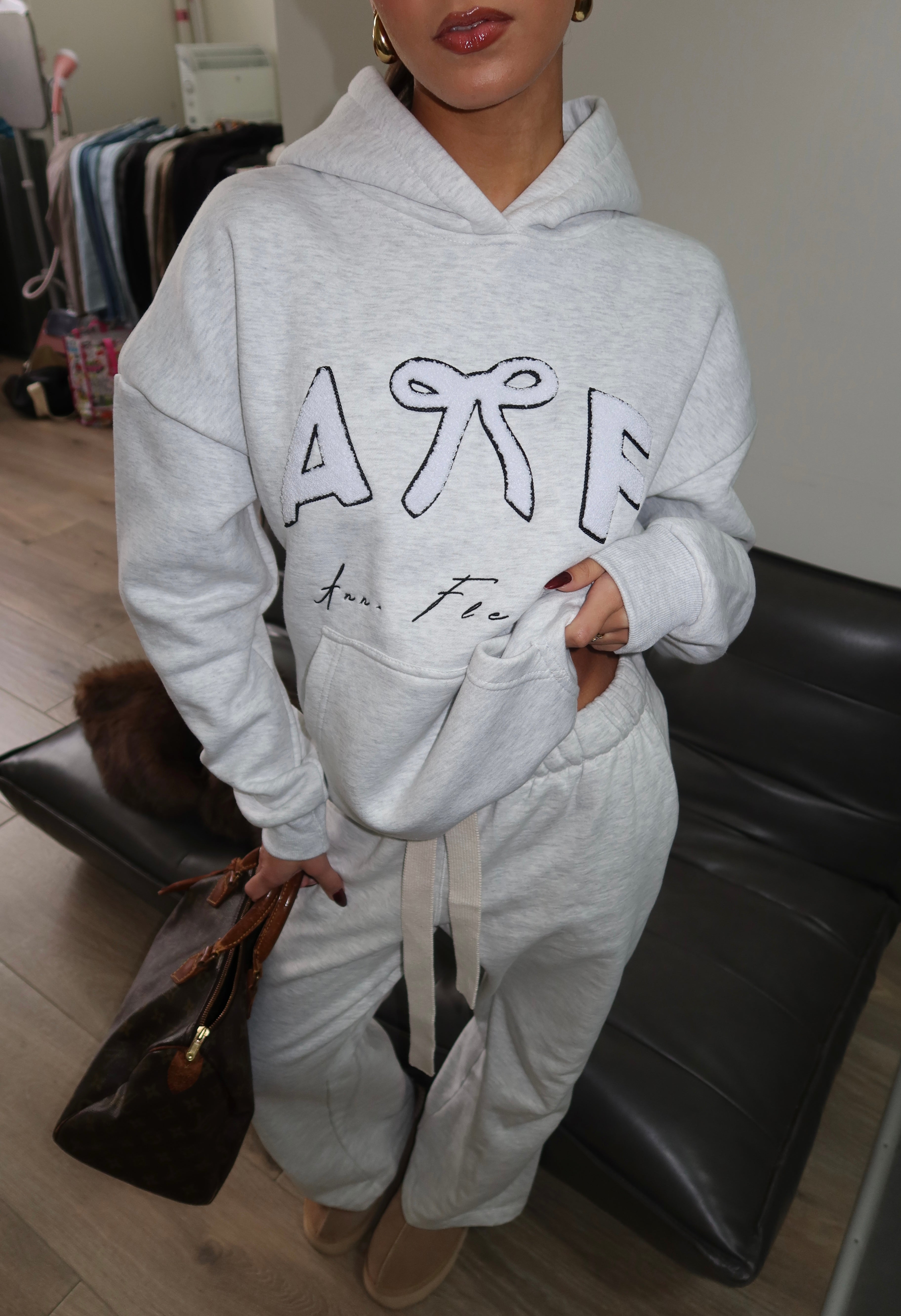 ANN FLEUR TEDDY HOODIE