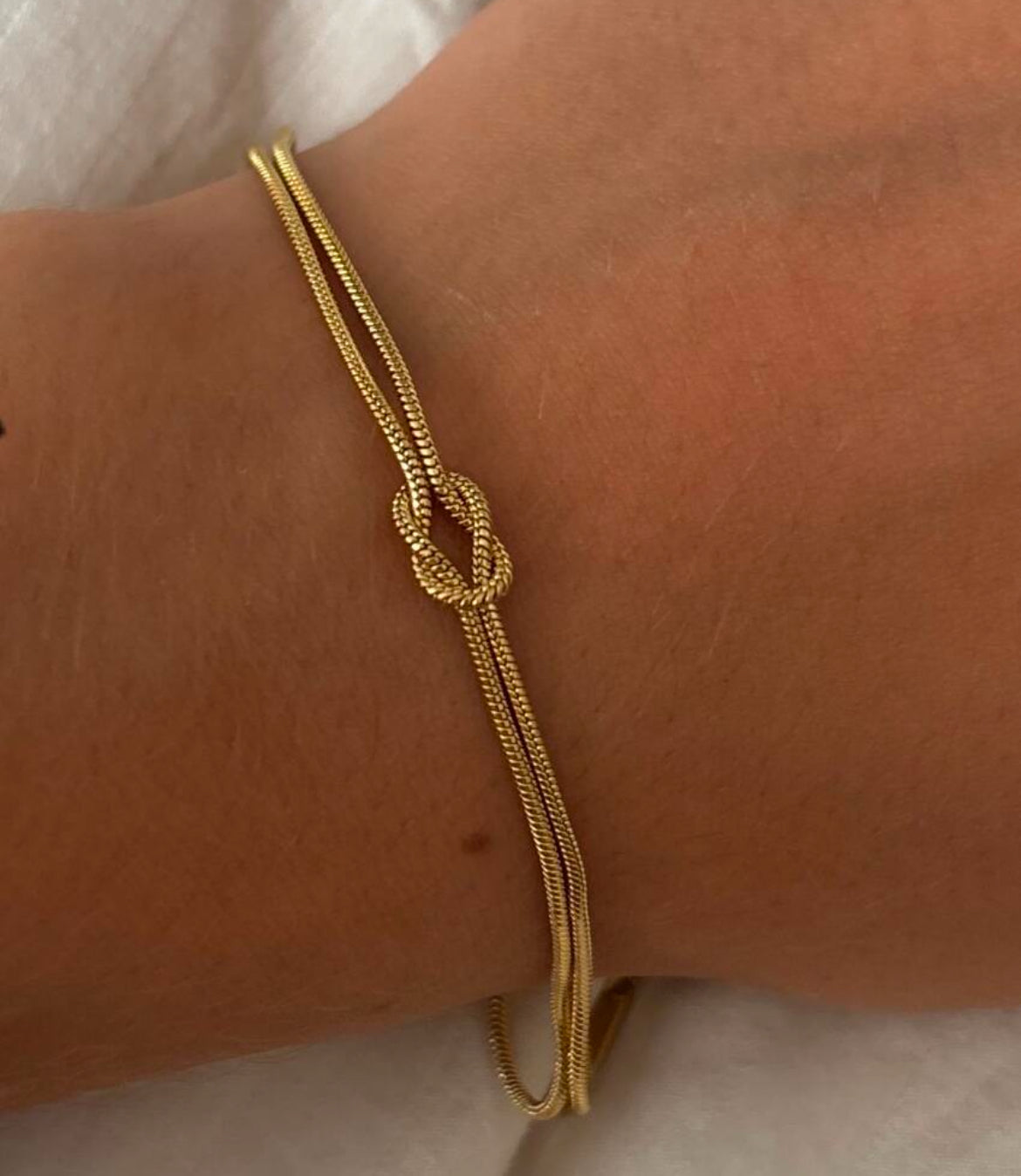 FOREVER KNOT BRACELET STAINLESS STEEL