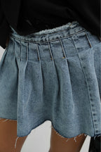 DENIM SKIRT WASHED