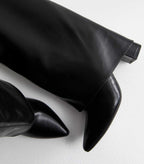 FOLDED BOOTS WITH HEELS