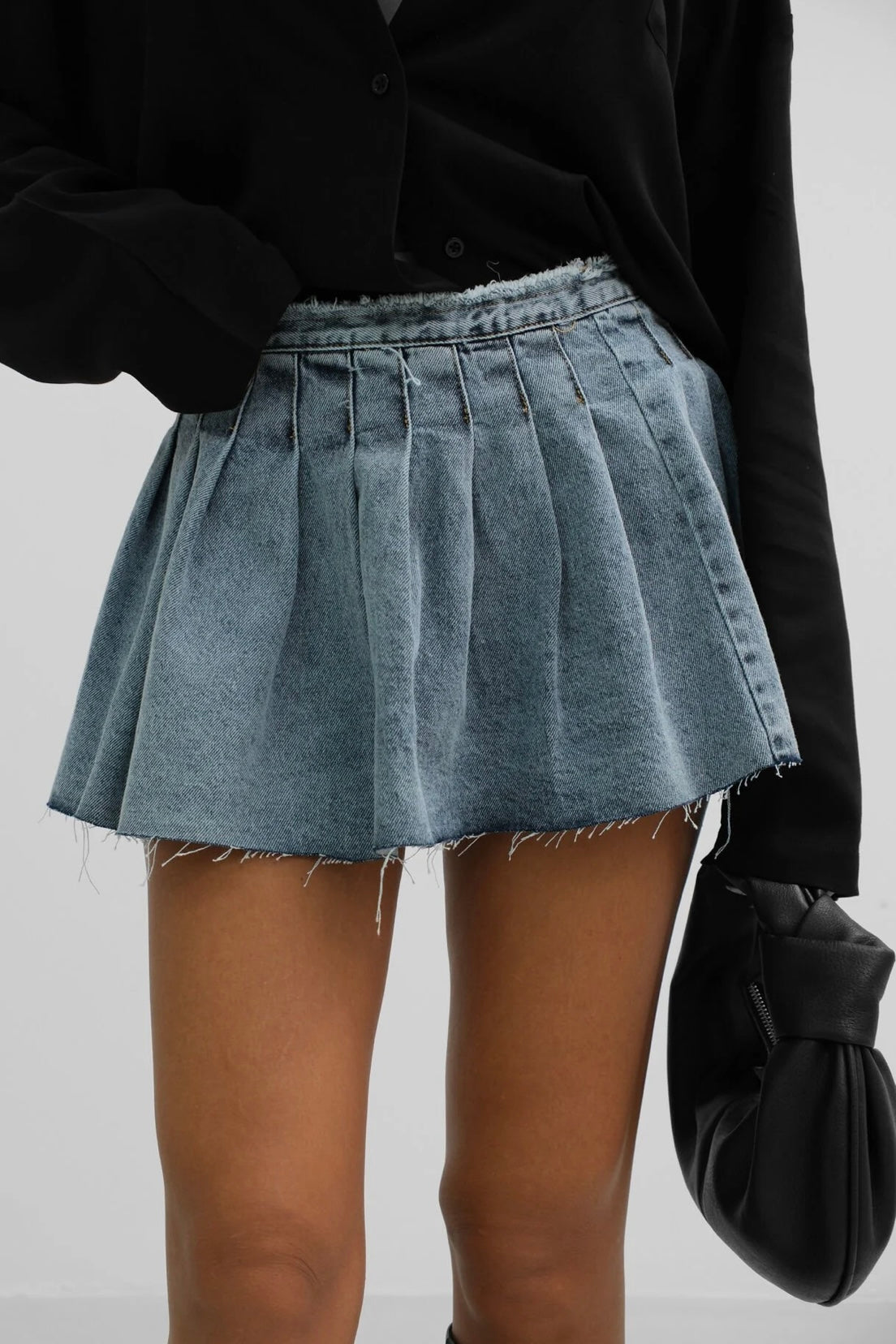 DENIM SKIRT WASHED