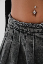 DENIM SKIRT WASHED