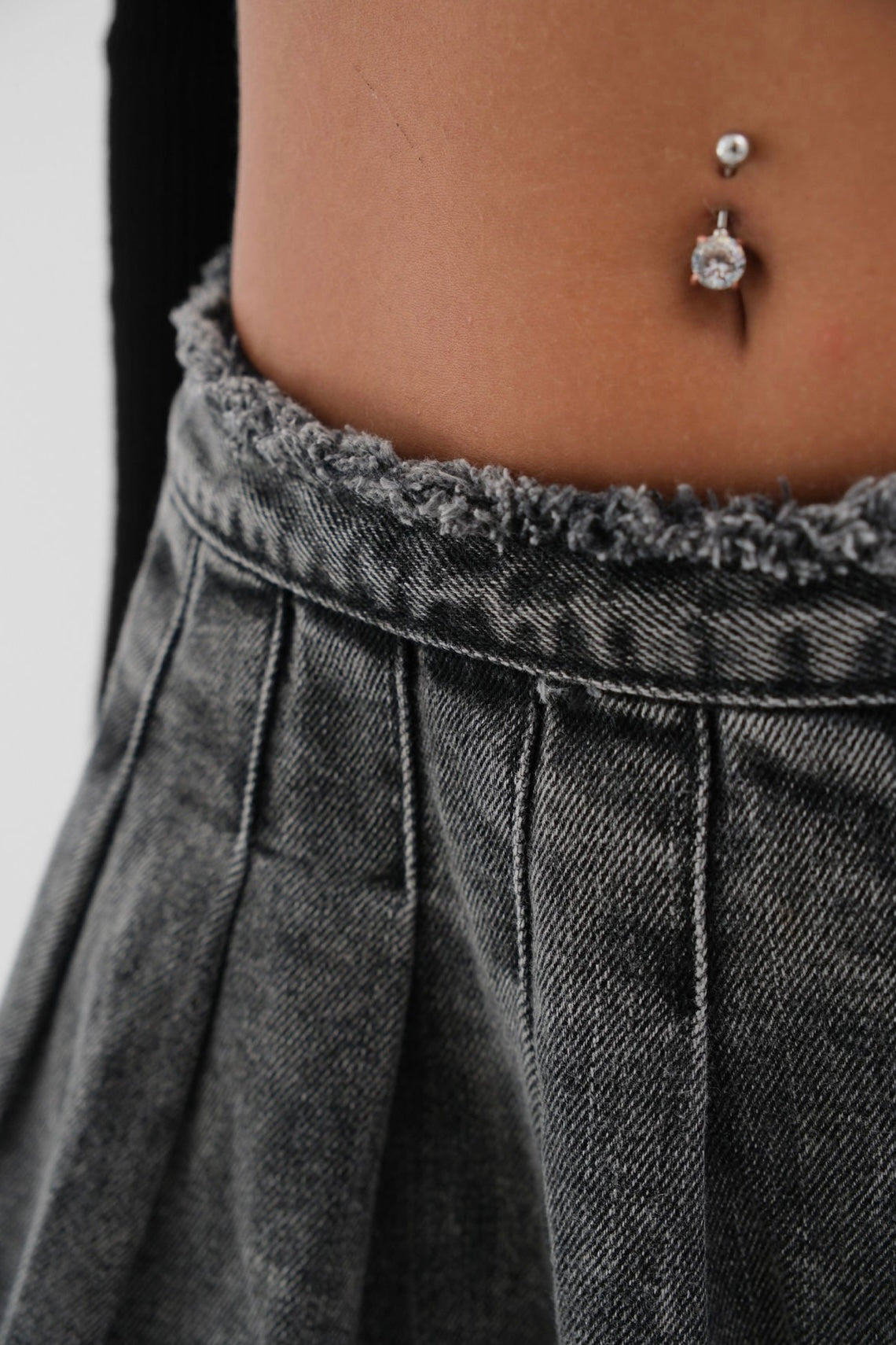 DENIM SKIRT WASHED
