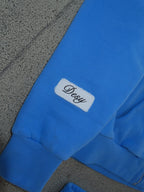 DSY DISTRESSED PATCHES TRACKSUIT BLUE