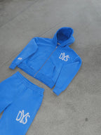 DSY DISTRESSED PATCHES TRACKSUIT BLUE