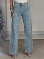 SPARKLE RHINESTONE JEANS
