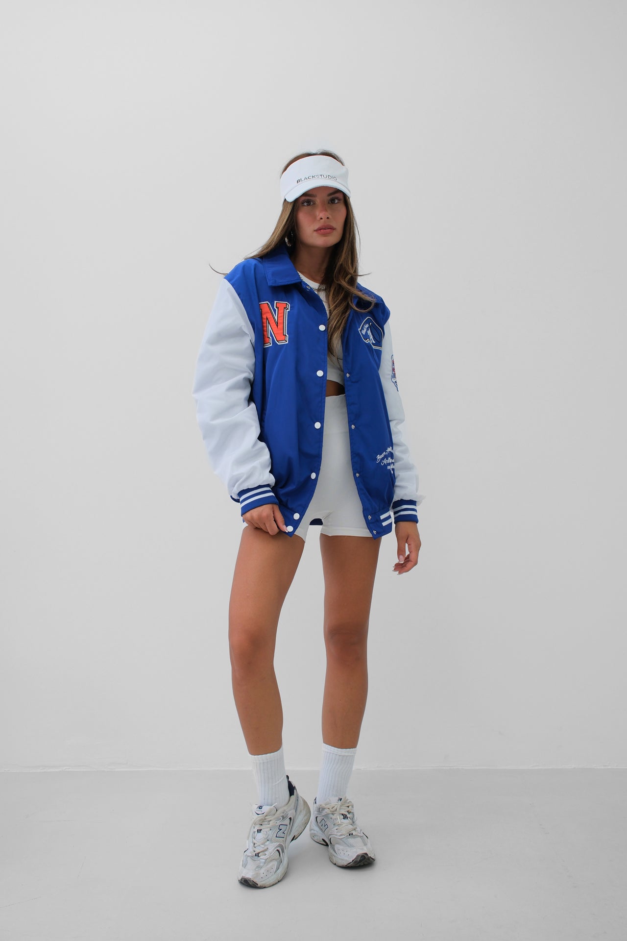 COLLEGE JACKET SKY BLUE